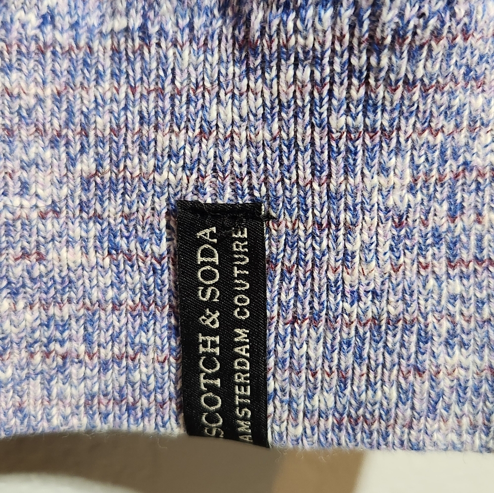 SCOTCH & SODA SLUB KNIT GRADIENT STRIPE SLIM FIT SWEATER SZ S - Picture 8 of 12